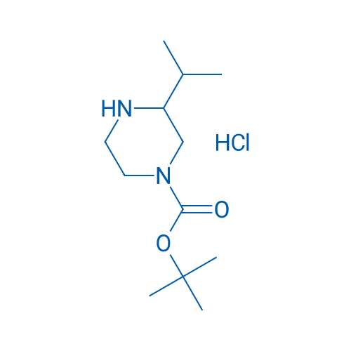 tert-Butyl 3-isopropylpiperazine-1-carboxylate hydrochloride 100mg