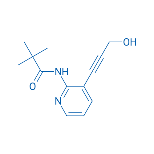 N-(3-(3-Hydroxyprop-1-yn-1-yl)pyridin-2-yl)pivalamide 1g