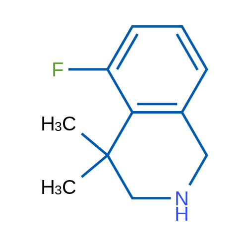 5-Fluoro-4,4-dimethyl-1,2,3,4-tetrahydroisoquinoline 1g