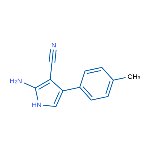 2-Amino-4-(p-tolyl)-1H-pyrrole-3-carbonitrile 100mg