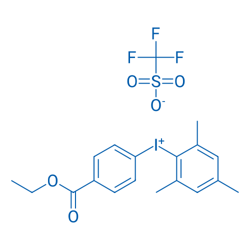 (4-(Ethoxycarbonyl)phenyl)(mesityl)iodonium trifluoromethanesulfonate 1g