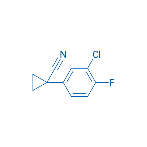 1-(3-Chloro-4-fluorophenyl)cyclopropane-1-carbonitrile 1g