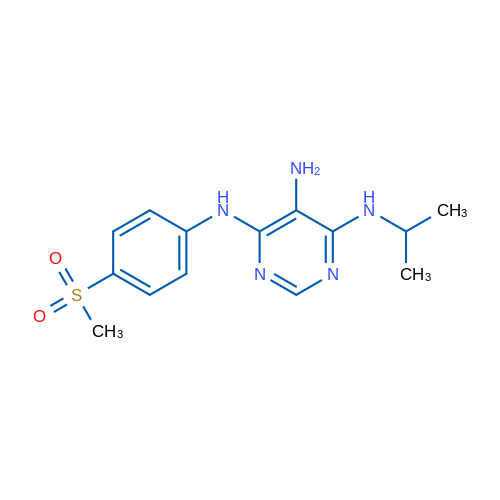 N4-ISopropyl-n6-(4-(methylsulfonyl)phenyl)pyrimidine-4,5,6-triamine 250mg