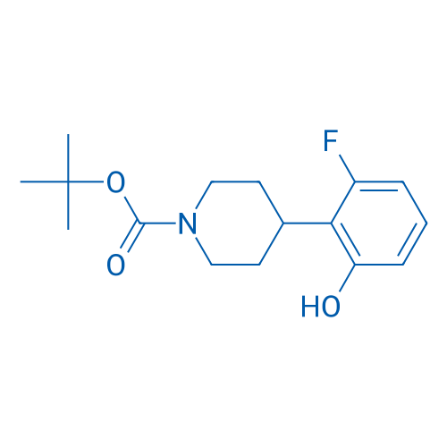 tert-Butyl 4-(2-fluoro-6-hydroxyphenyl)piperidine-1-carboxylate 250mg