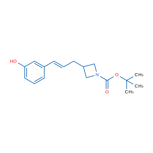 tert-Butyl 3-(3-hydroxycinnamyl)azetidine-1-carboxylate 1g