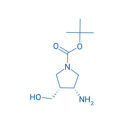 (3R,4R)-tert-Butyl 3-amino-4-(hydroxymethyl)pyrrolidine-1-carboxylate 100mg