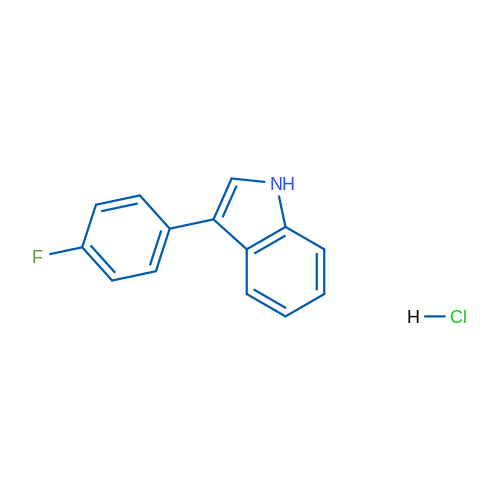 3-(4-Fluorophenyl)-1H-indole hydrochloride 5g