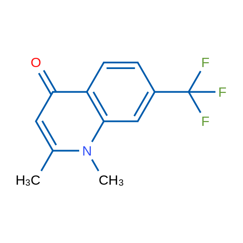 1,2-Dimethyl-7-(trifluoromethyl)quinolin-4(1H)-one 1g