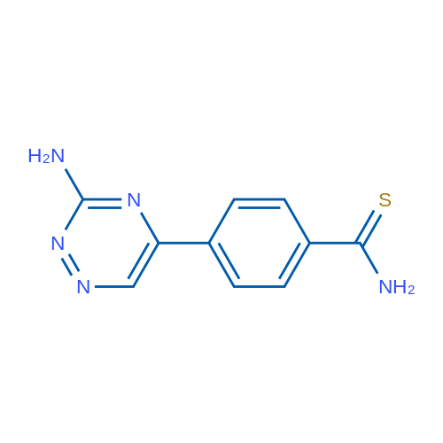 4-(3-Amino-1,2,4-triazin-5-yl)benzene-1-carbothioamide 5g