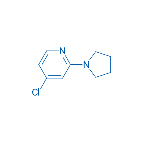 4-Chloro-2-(pyrrolidin-1-yl)pyridine 250mg