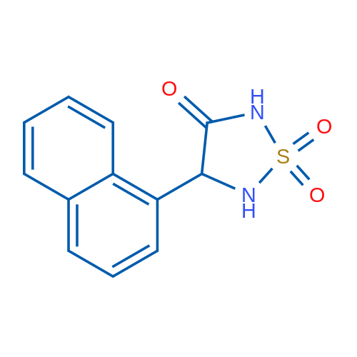 4-(Naphthalen-1-yl)-1,2,5-thiadiazolidin-3-one 1,1-dioxide 1g