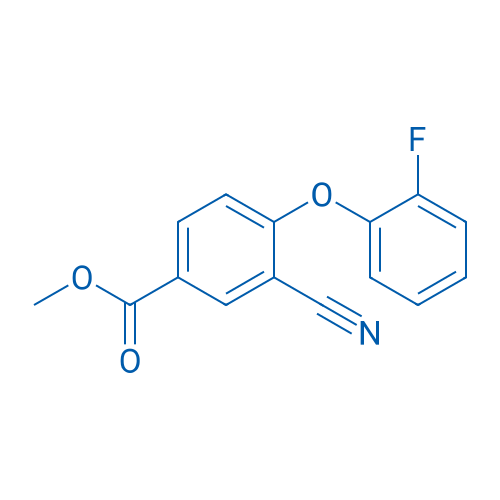 Methyl 3-cyano-4-(2-fluorophenoxy)benzoate 1g