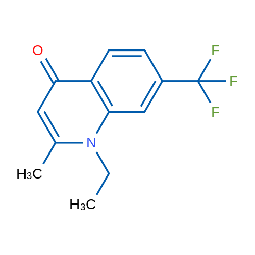 1-Ethyl-2-methyl-7-(trifluoromethyl)quinolin-4(1H)-one 1g