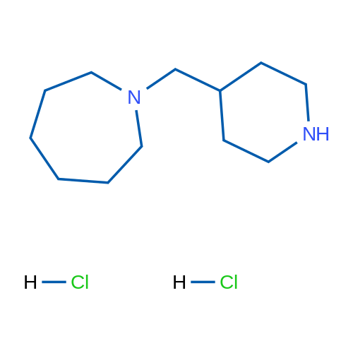1-(Piperidin-4-ylmethyl)azepane dihydrochloride 100mg