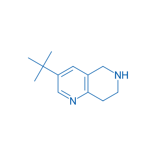 3-tert-Butyl-5,6,7,8-tetrahydro-1,6-naphthyridine 1g