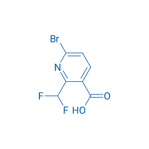 6-Bromo-2-(difluoromethyl)nicotinic acid 250mg