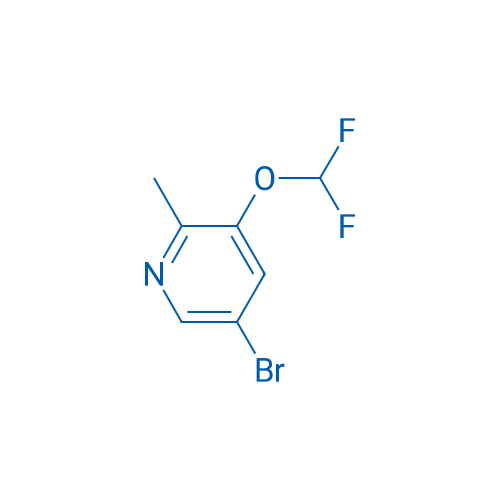 5-Bromo-3-(difluoromethoxy)-2-methylpyridine 250mg