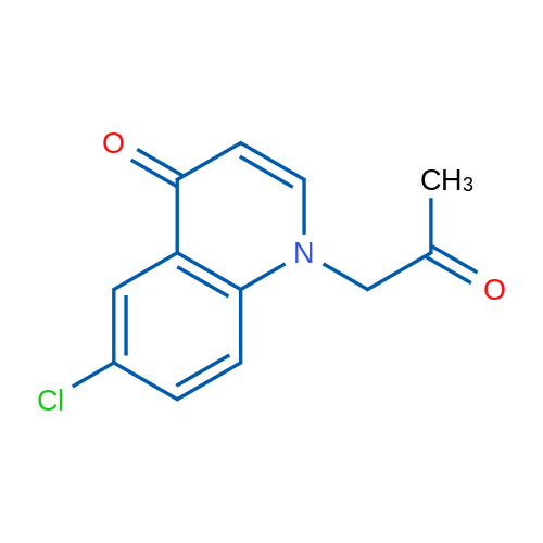 6-Chloro-1-(2-oxopropyl)quinolin-4(1H)-one 1g