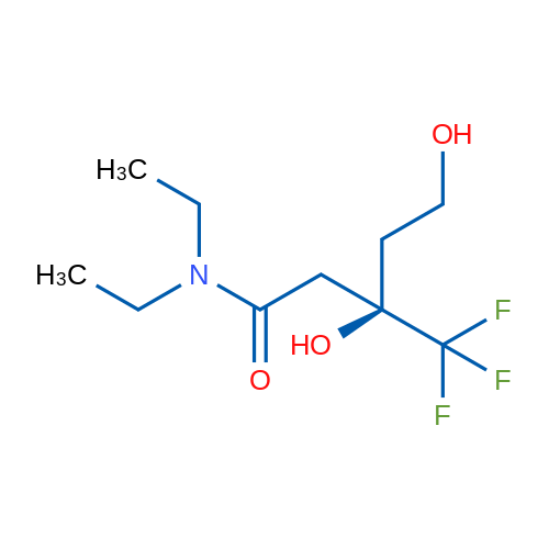 (3R)-N,N-Diethyl-3,5-dihydroxy-3-(trifluoromethyl)pentanamide 1g