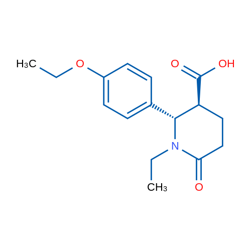 (2S,3S)-2-(4-Ethoxyphenyl)-1-ethyl-6-oxopiperidine-3-carboxylic acid 1g