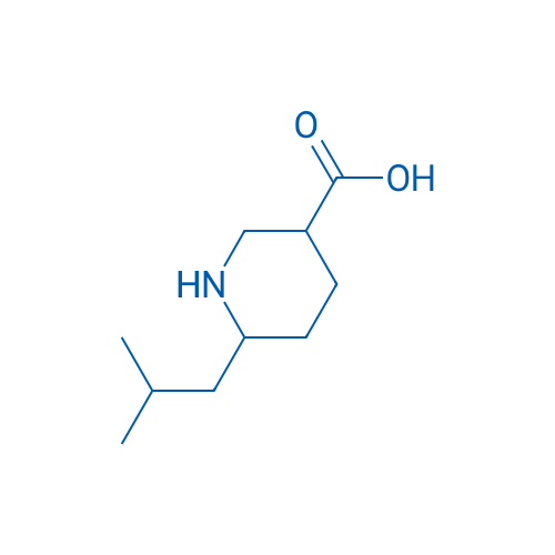 6-(2-Methylpropyl)piperidine-3-carboxylic acid 1g