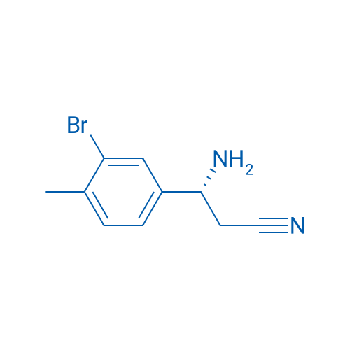 (3R)-3-AMINO-3-(3-BROMO-4-METHYLPHENYL)PROPANENITRILE 250mg