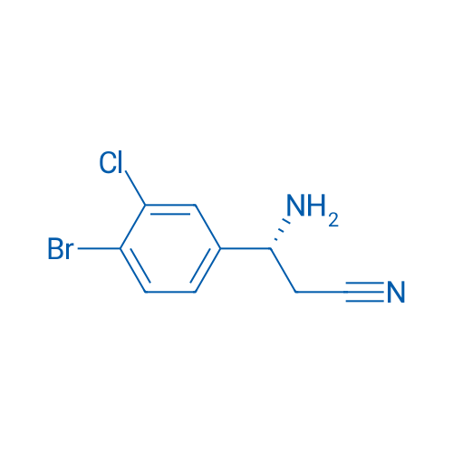 (3R)-3-AMINO-3-(4-BROMO-3-CHLOROPHENYL)PROPANENITRILE 1g