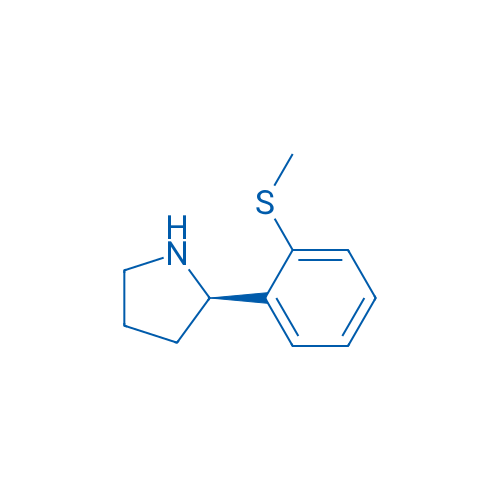 (R)-2-(2-(Methylthio)phenyl)pyrrolidine 250mg