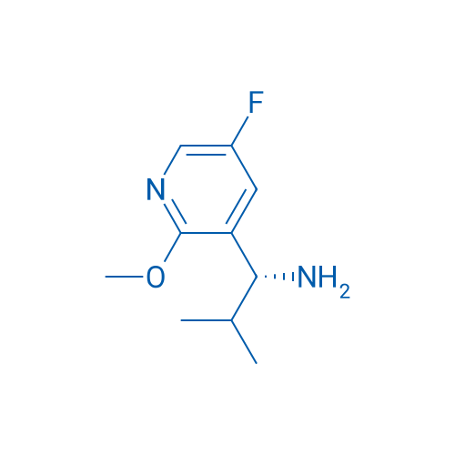 (R)-1-(5-fluoro-2-methoxypyridin-3-yl)-2-methylpropan-1-amine 250mg