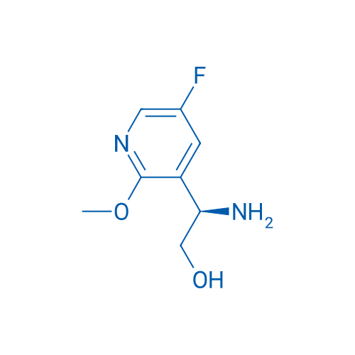 (R)-2-amino-2-(5-fluoro-2-methoxypyridin-3-yl)ethan-1-ol 250mg