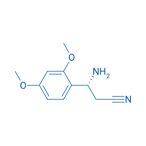 (3R)-3-AMINO-3-(2,4-DIMETHOXYPHENYL)PROPANENITRILE 1g