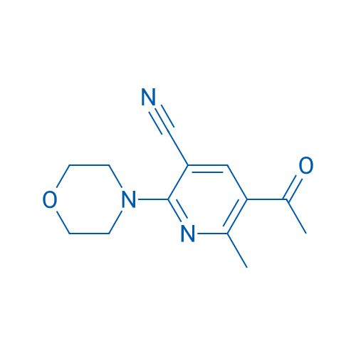 5-Acetyl-6-methyl-2-(morpholin-4-yl)pyridine-3-carbonitrile 1g