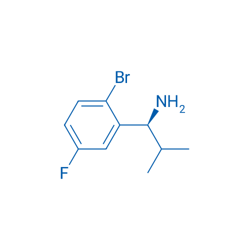 (S)-1-(2-BROMO-5-FLUOROPHENYL)-2-METHYLPROPAN-1-AMINE 250mg