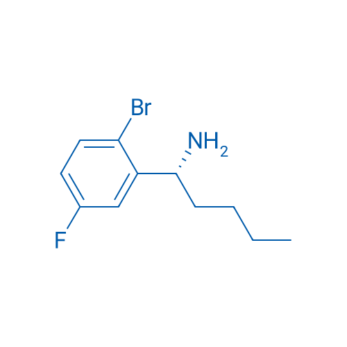 (R)-1-(2-BROMO-5-FLUOROPHENYL)PENTAN-1-AMINE 250mg