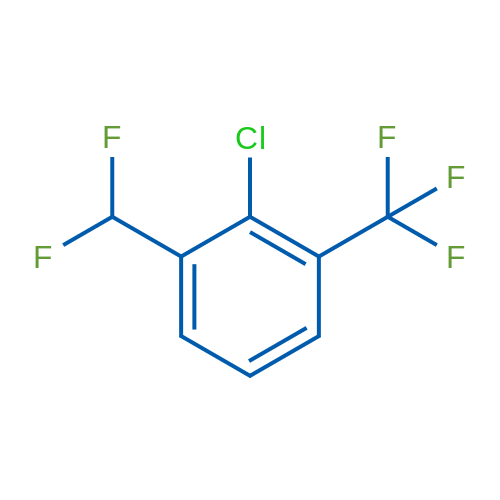2-Chloro-1-(difluoromethyl)-3-(trifluoromethyl)benzene 5g