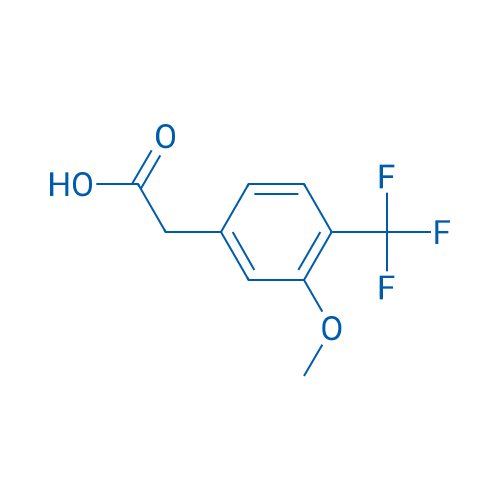 2-(3-Methoxy-4-(trifluoromethyl)phenyl)acetic acid 250mg