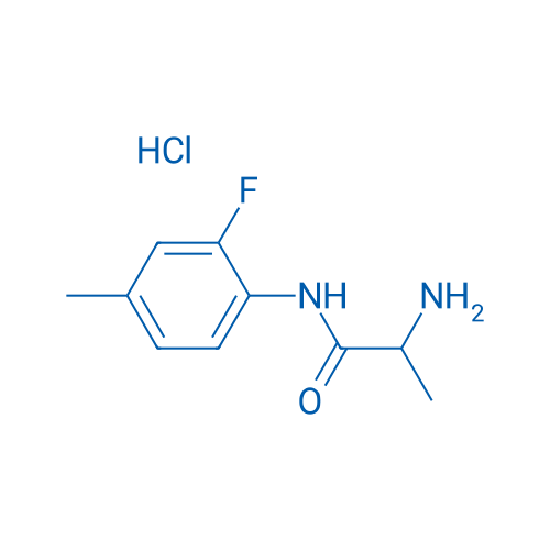 2-Amino-N-(2-fluoro-4-methylphenyl)propanamide hydrochloride 5g