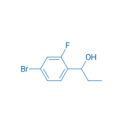 1-(4-bromo-2-fluorophenyl)propan-1-ol 250mg
