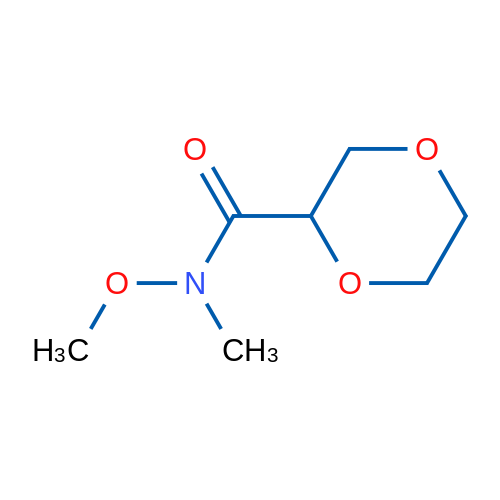 N-Methoxy-N-methyl-1,4-dioxane-2-carboxamide 250mg