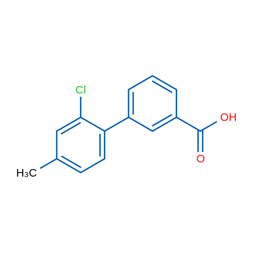 2'-Chloro-4'-methylbiphenyl-3-carboxylic acid 1g
