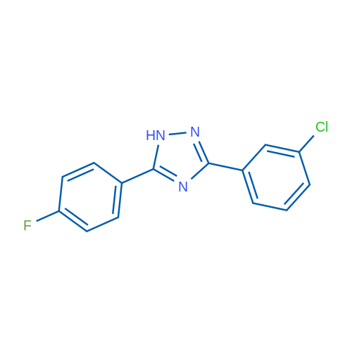 3-(3-Chlorophenyl)-5-(4-fluorophenyl)-1H-1,2,4-triazole 1g