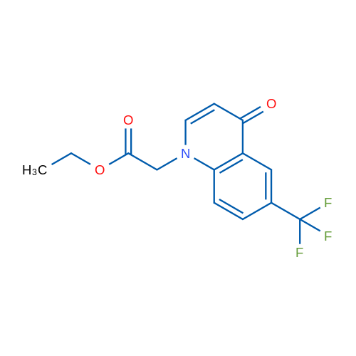 Ethyl 2-(4-oxo-6-(trifluoromethyl)quinolin-1(4H)-yl)acetate 1g