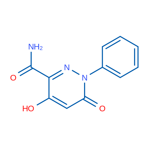 4-Hydroxy-6-oxo-1-phenyl-1,6-dihydropyridazine-3-carboxamide 1g