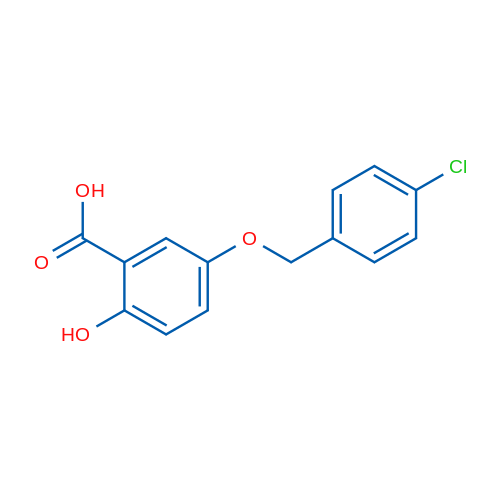 5-((4-Chlorobenzyl)oxy)-2-hydroxybenzoic acid 1g