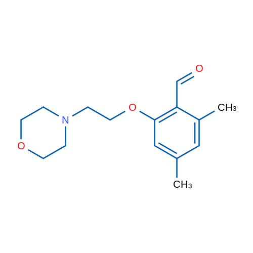 2,4-Dimethyl-6-(2-morpholinoethoxy)benzaldehyde 1g