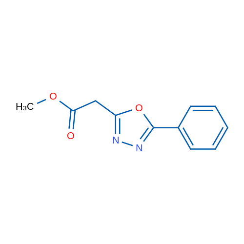 Methyl 2-(5-phenyl-1,3,4-oxadiazol-2-yl)acetate 5g