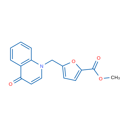 Methyl 5-((4-oxoquinolin-1(4H)-yl)methyl)furan-2-carboxylate 1g
