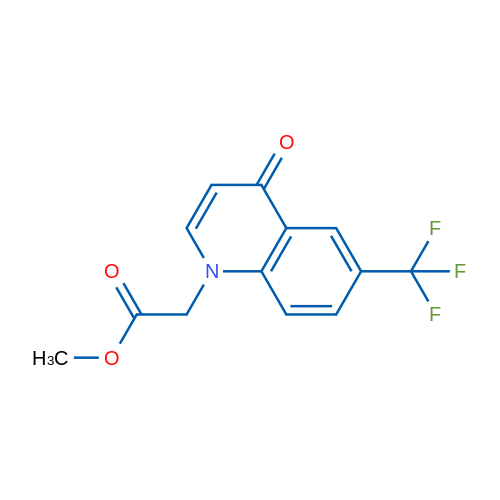 Methyl 2-(4-oxo-6-(trifluoromethyl)quinolin-1(4H)-yl)acetate 1g