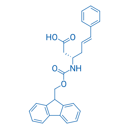 Fmoc-(S)-3-Amino-(6-phenyl)-5-hexenoic acid 250mg