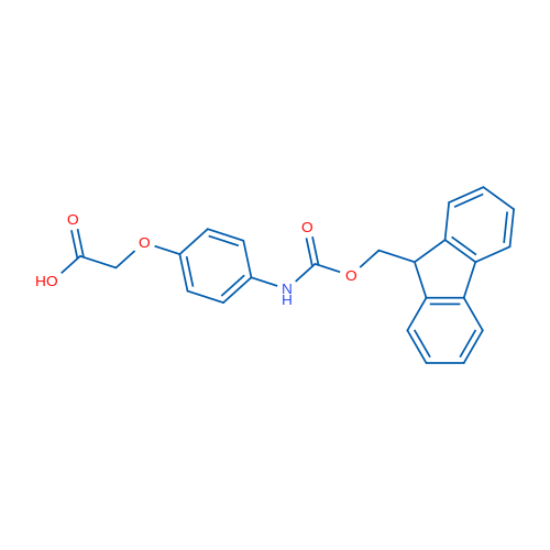 2-(4-((((9H-Fluoren-9-yl)methoxy)carbonyl)amino)phenoxy)acetic acid 50mg